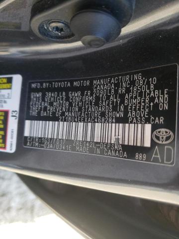 Photo 10 from auction – 2010 TOYOTA COROLLA BA with VIN 2T1BU4EEXAC468284