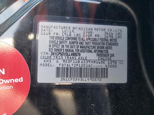 Photo 10 from auction – 2020 NISSAN KICKS SR with VIN 3N1CP5DV3LL490570