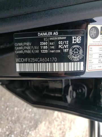 Photo 10 from auction – 2012 MERCEDES-BENZ E 300 4MAT with VIN WDDHF82B4CA604170