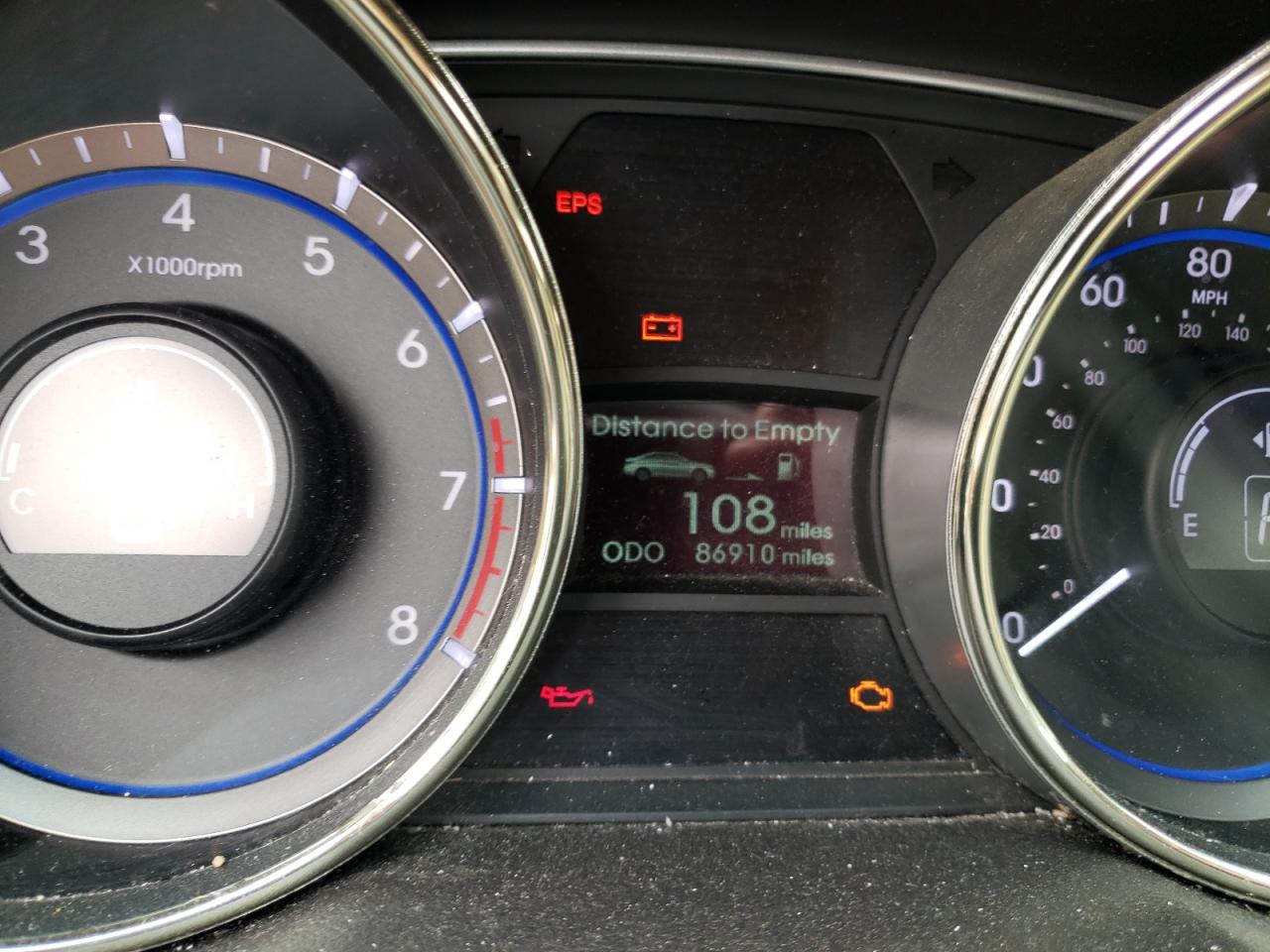 Photo 8 from auction – 2011 HYUNDAI SONATA GLS with VIN 5NPEB4AC9BH274089