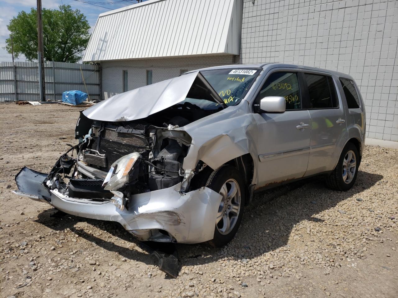 Photo 2 from auction – 2012 HONDA PILOT EXL with VIN 5FNYF4H50CB066644