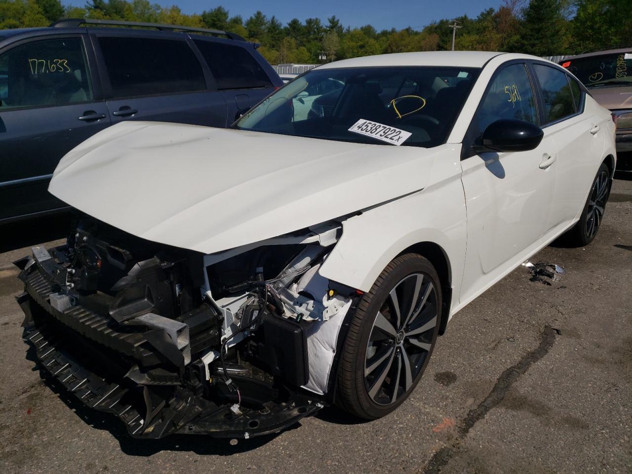 Photo 2 from auction – 2021 NISSAN ALTIMA SR with VIN 1N4BL4CV1MN387963