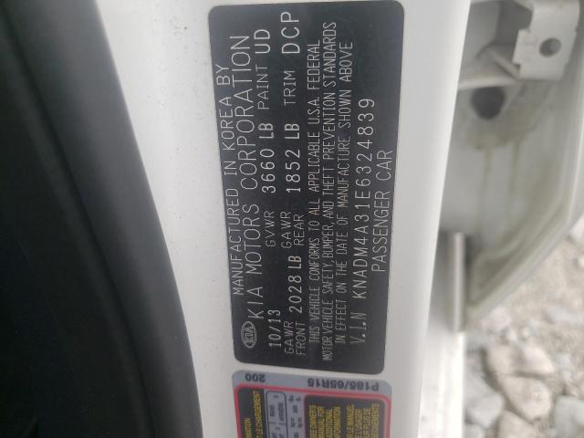 Photo 10 from auction – 2014 KIA RIO LX with VIN KNADM4A31E6324839