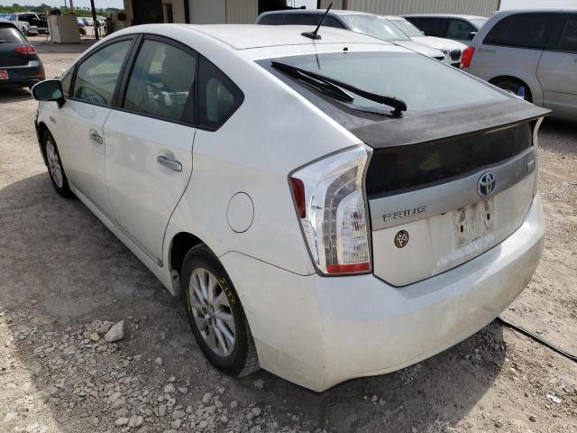 Photo 3 from auction – 2012 TOYOTA PRIUS PLUG with VIN JTDKN3DP9C3020589
