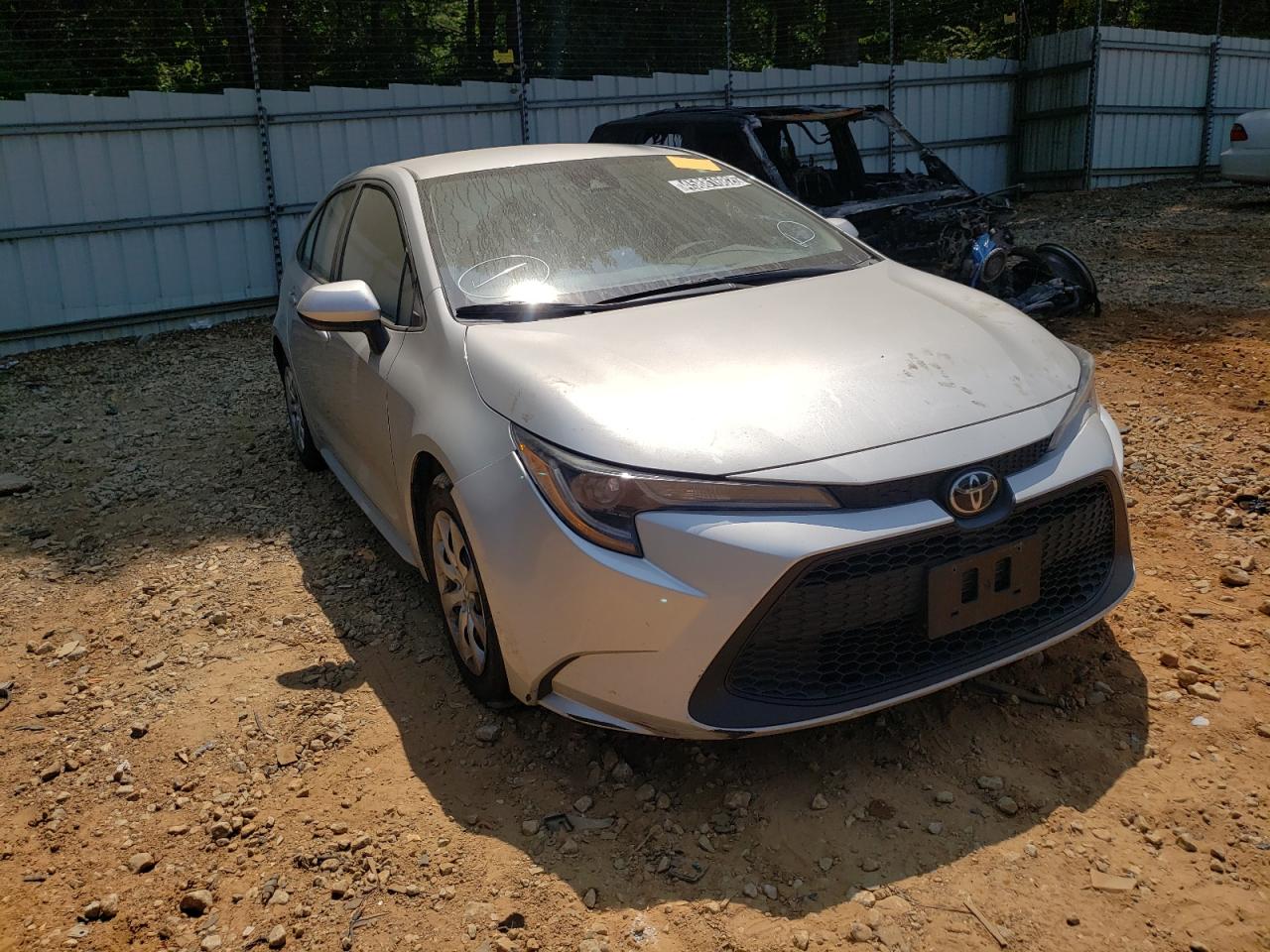 TOYOTA COROLLA LE 2020 with VIN 5YFEPRAEXLP120169 - Photo from auction