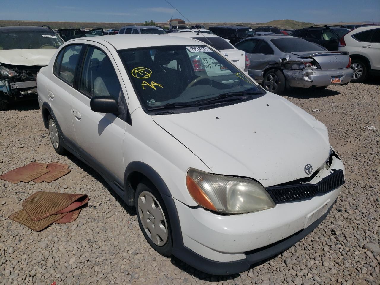 TOYOTA ECHO 2002 with VIN JTDBT123X25023708 - Photo from auction