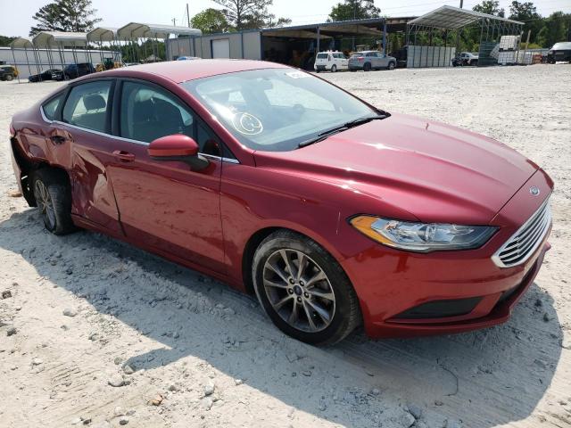 FORD FUSION SE 2017 with VIN 3FA6P0H78HR146641 - Photo from auction