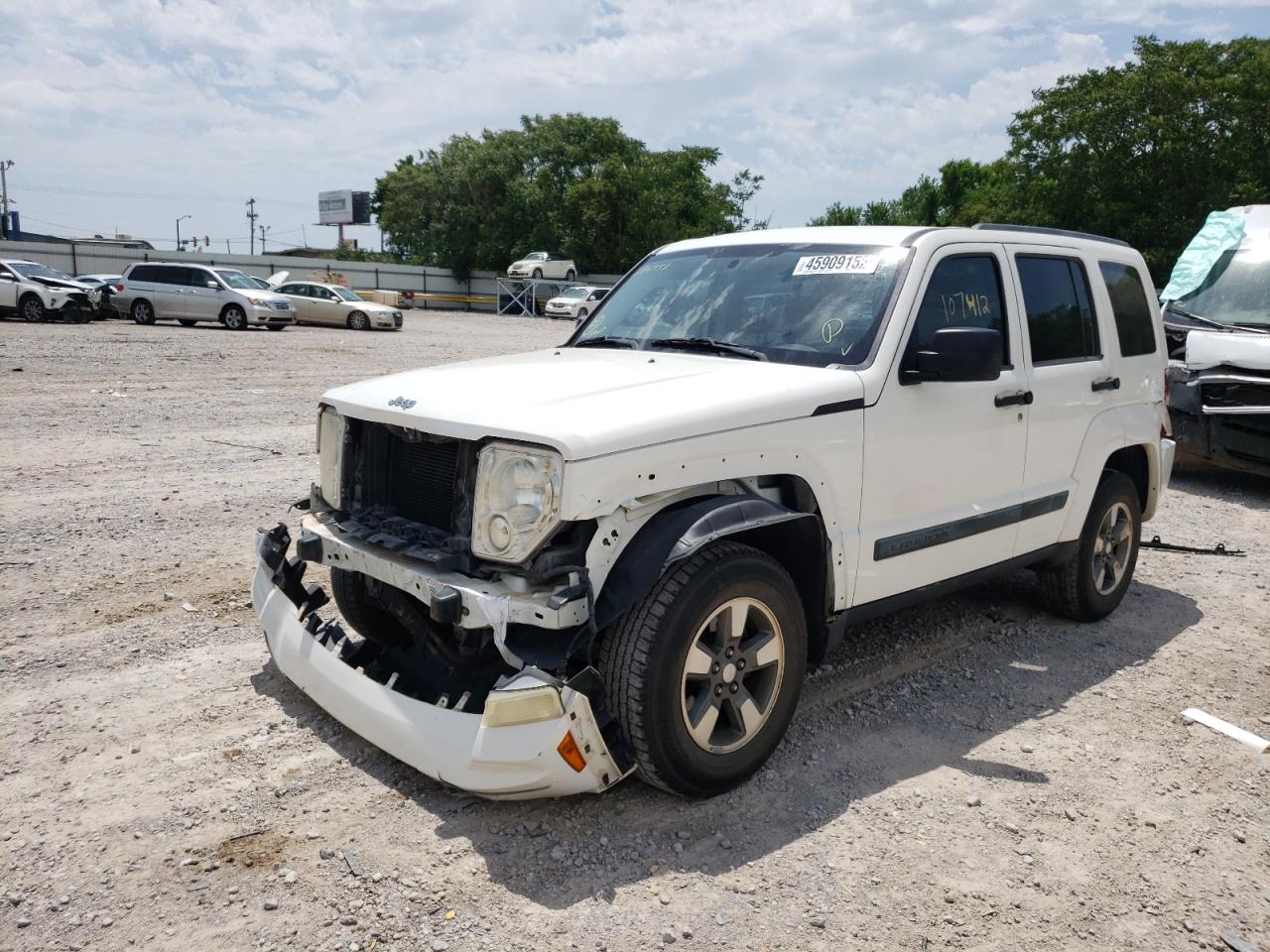 Photo 15 from auction – 2008 JEEP LIBERTY SP with VIN 1J8GP28K78W286751