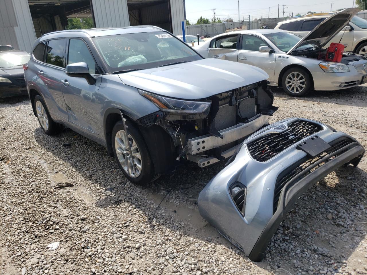 TOYOTA HIGHLANDER 2021 with VIN 5TDDZRBH1MS147378 - Photo from auction