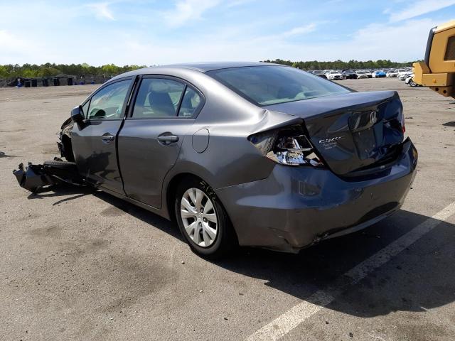 Photo 3 from auction – 2012 HONDA CIVIC LX with VIN 2HGFB2F51CH576975