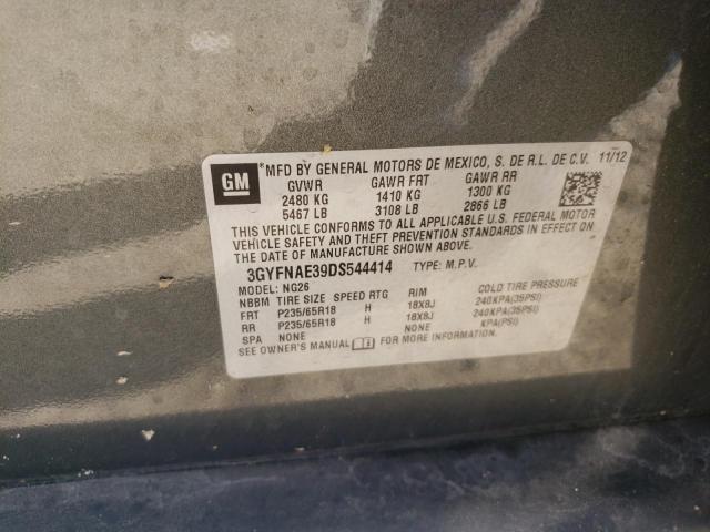 Photo 10 from auction – 2013 CADILLAC SRX with VIN 3GYFNAE39DS544414