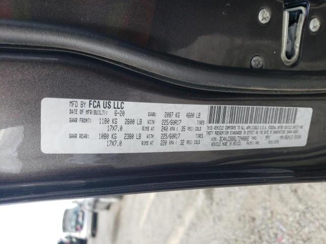 Photo 10 from auction – 2020 JEEP COMPASS LA with VIN 3C4NJDBB6LT240802