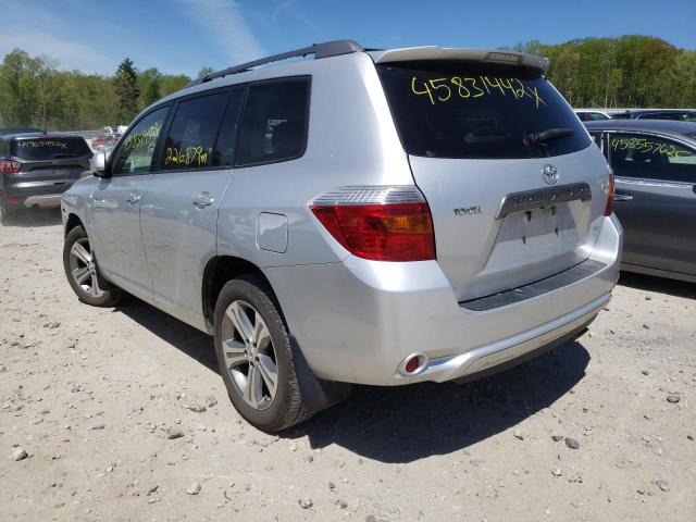 Photo 3 from auction – 2008 TOYOTA HIGHLANDER with VIN JTEES43A182073322