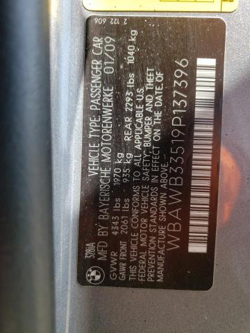 Photo 10 from auction – 2009 BMW 328 I with VIN WBAWB33519P137396