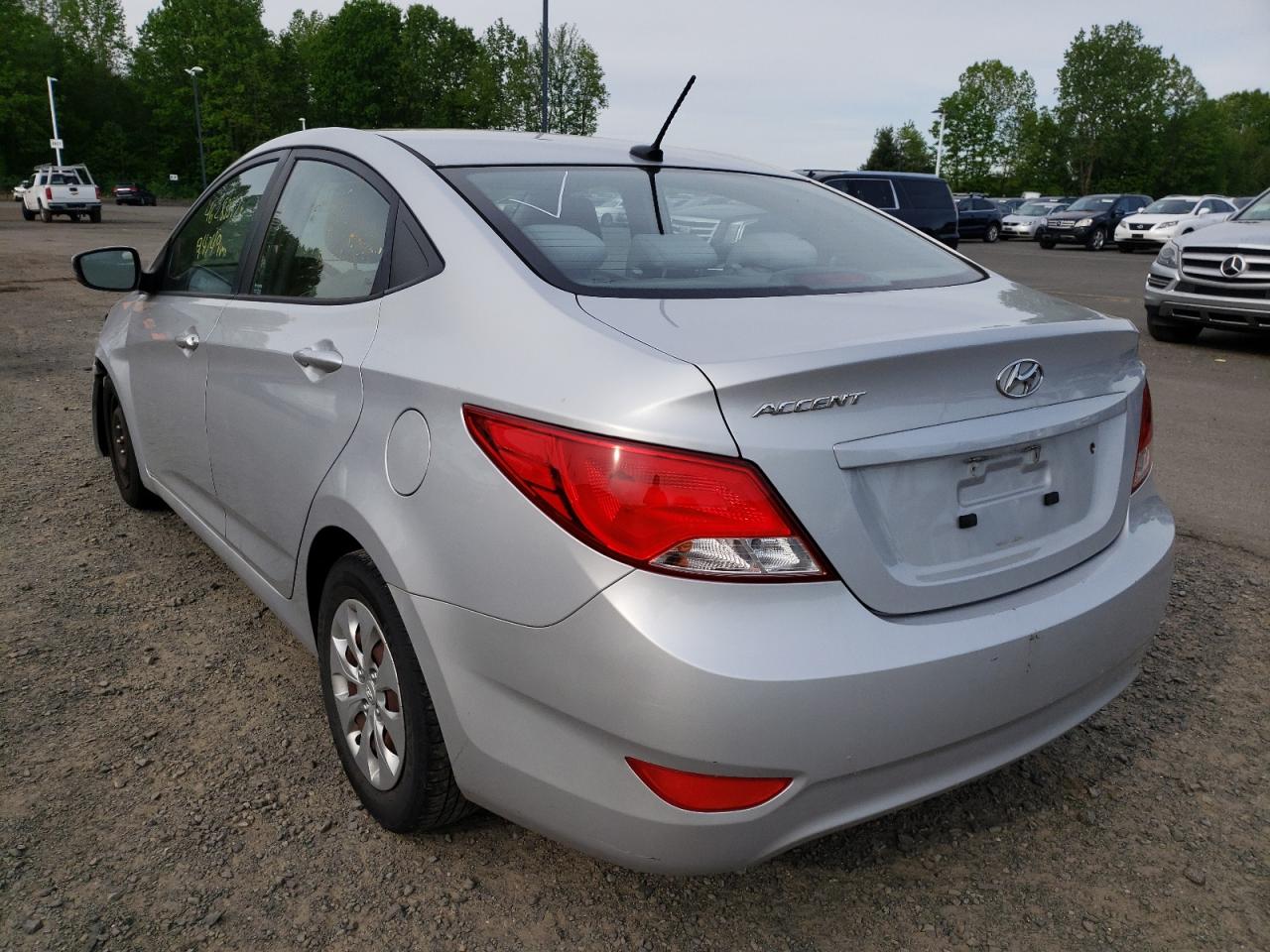 Photo 3 from auction – 2016 HYUNDAI ACCENT SE with VIN KMHCT4AE1GU980634