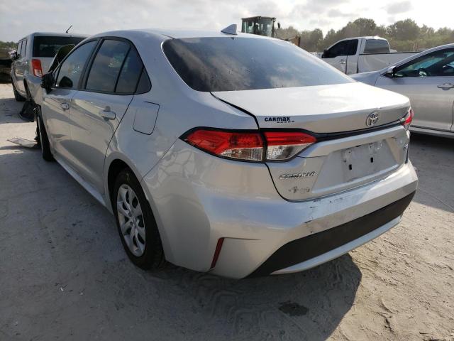 Photo 3 from auction – 2021 TOYOTA COROLLA LE with VIN 5YFEPMAE1MP229589
