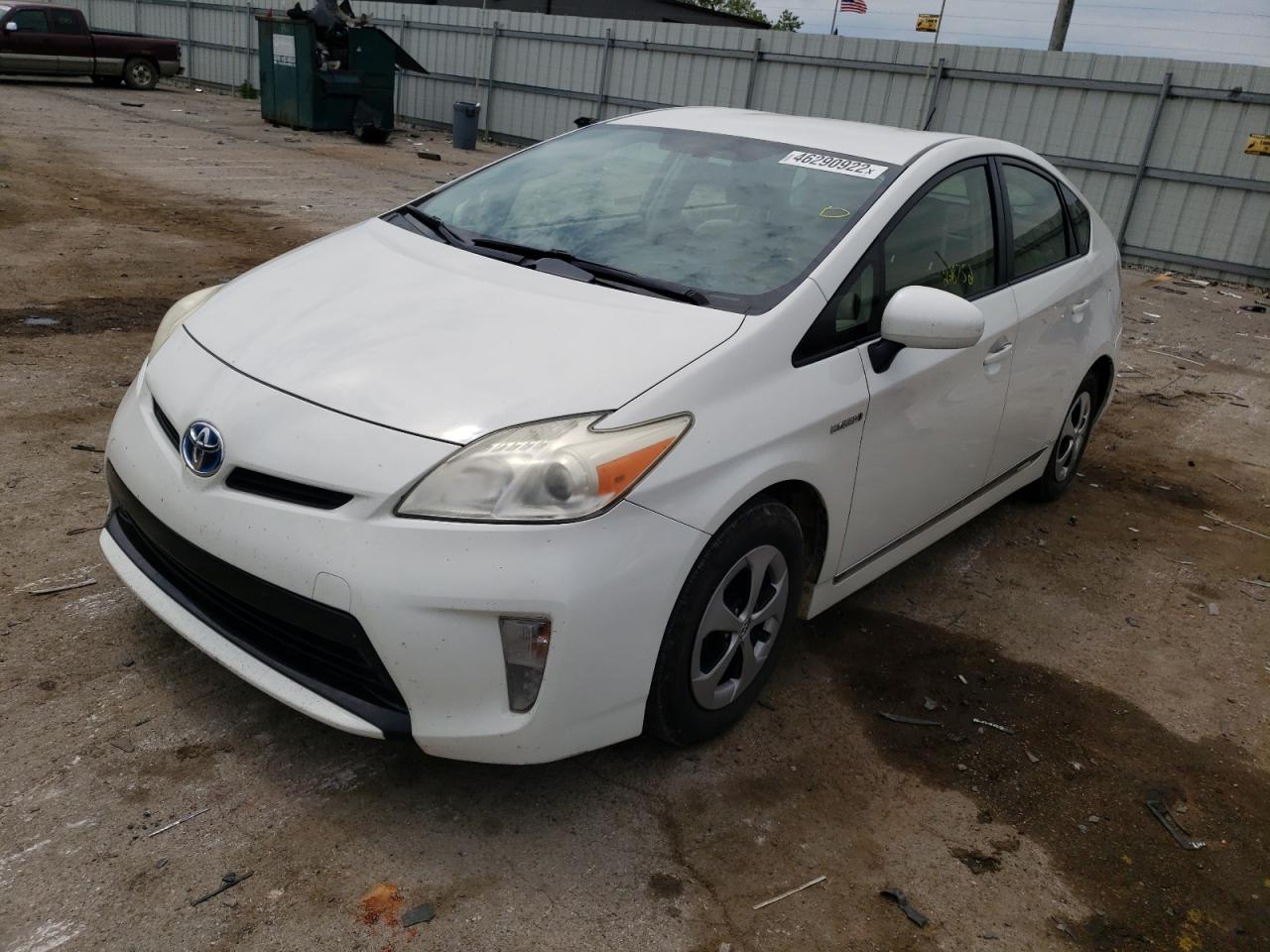 Photo 2 from auction – 2012 TOYOTA PRIUS with VIN JTDKN3DU8C5462984