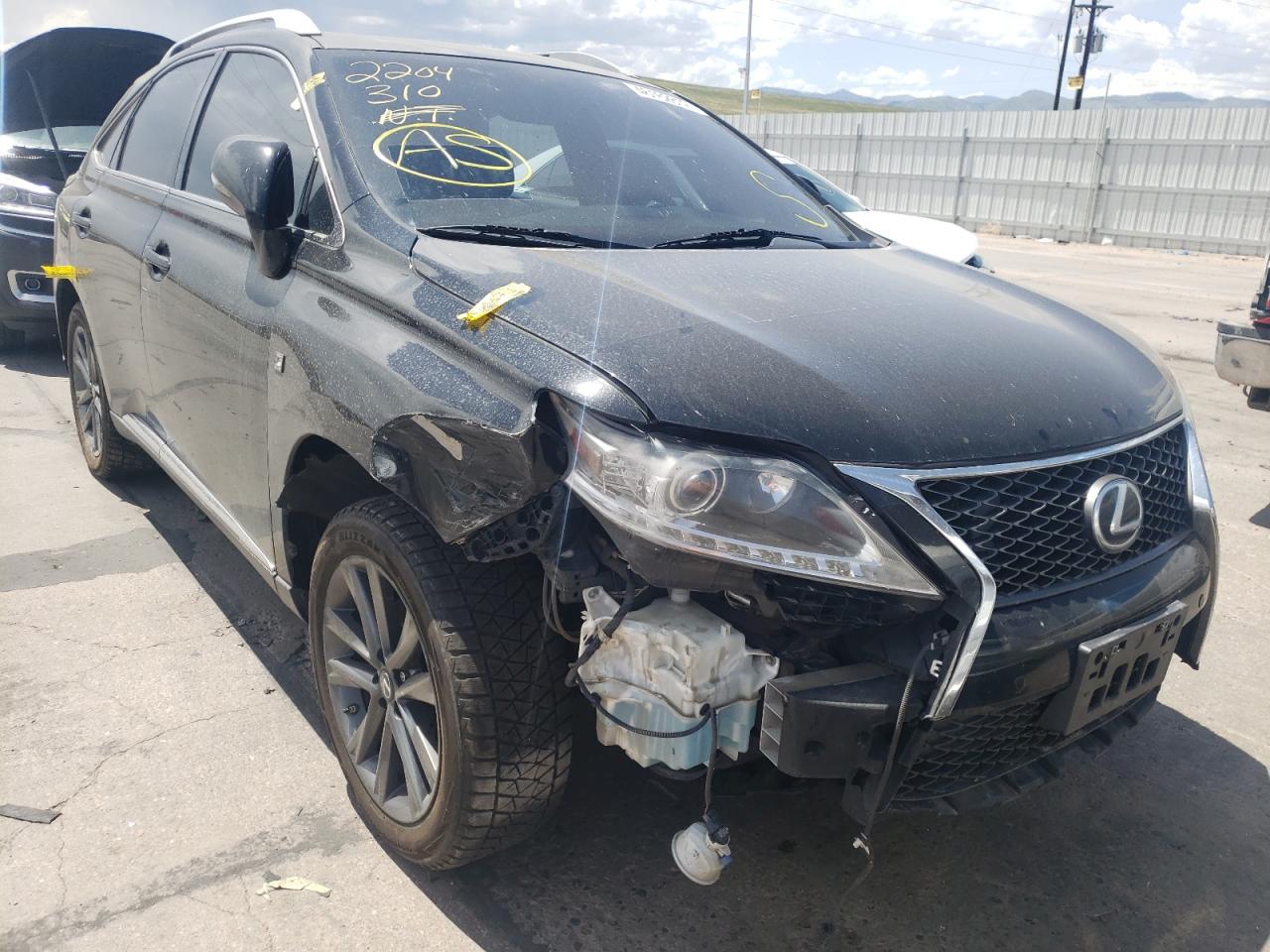 LEXUS RX 350 BAS 2014 with VIN 2T2BK1BA9EC242938 - Photo from auction