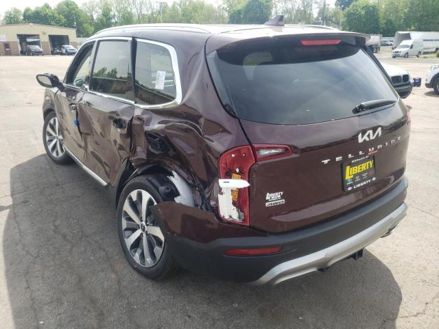 Photo 3 from auction – 2022 KIA TELLURIDE with VIN 5XYP3DHC0NG265689
