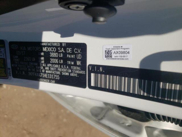 Photo 10 from auction – 2017 KIA FORTE LX with VIN 3KPFK4A71HE131755