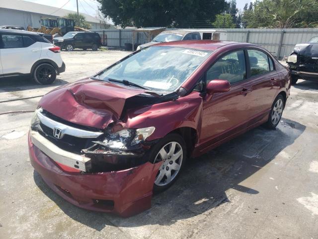 Photo 2 from auction – 2009 HONDA CIVIC LX with VIN 19XFA16589E001031