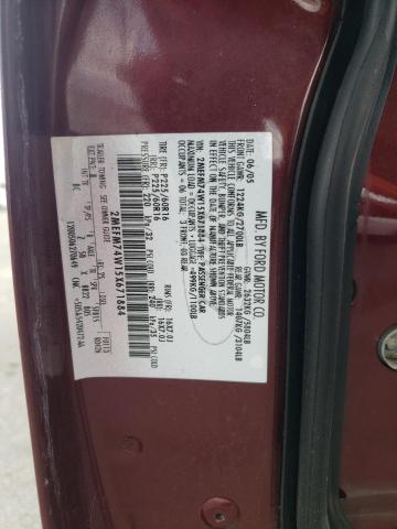 Photo 10 from auction – 2005 MERCURY GRAND MARQ with VIN 2MEFM74W15X671884