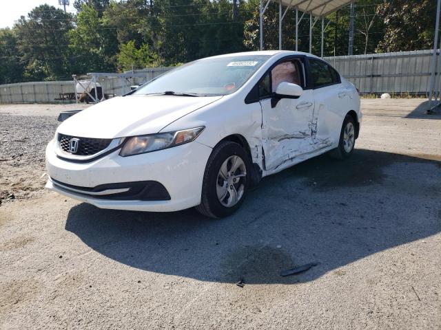 Photo 2 from auction – 2014 HONDA CIVIC LX with VIN 19XFB2F54EE034413