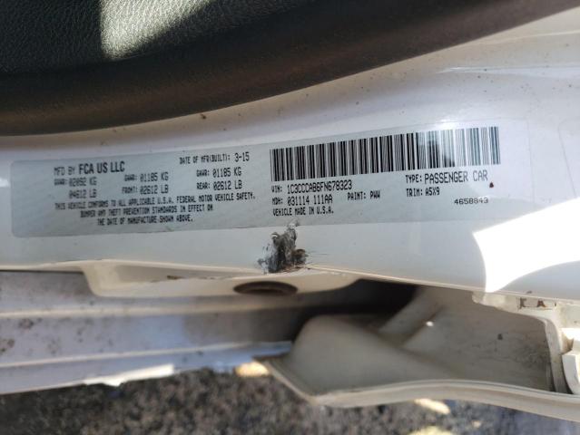 Photo 10 from auction – 2015 CHRYSLER 200 LIMITE with VIN 1C3CCCAB6FN678323