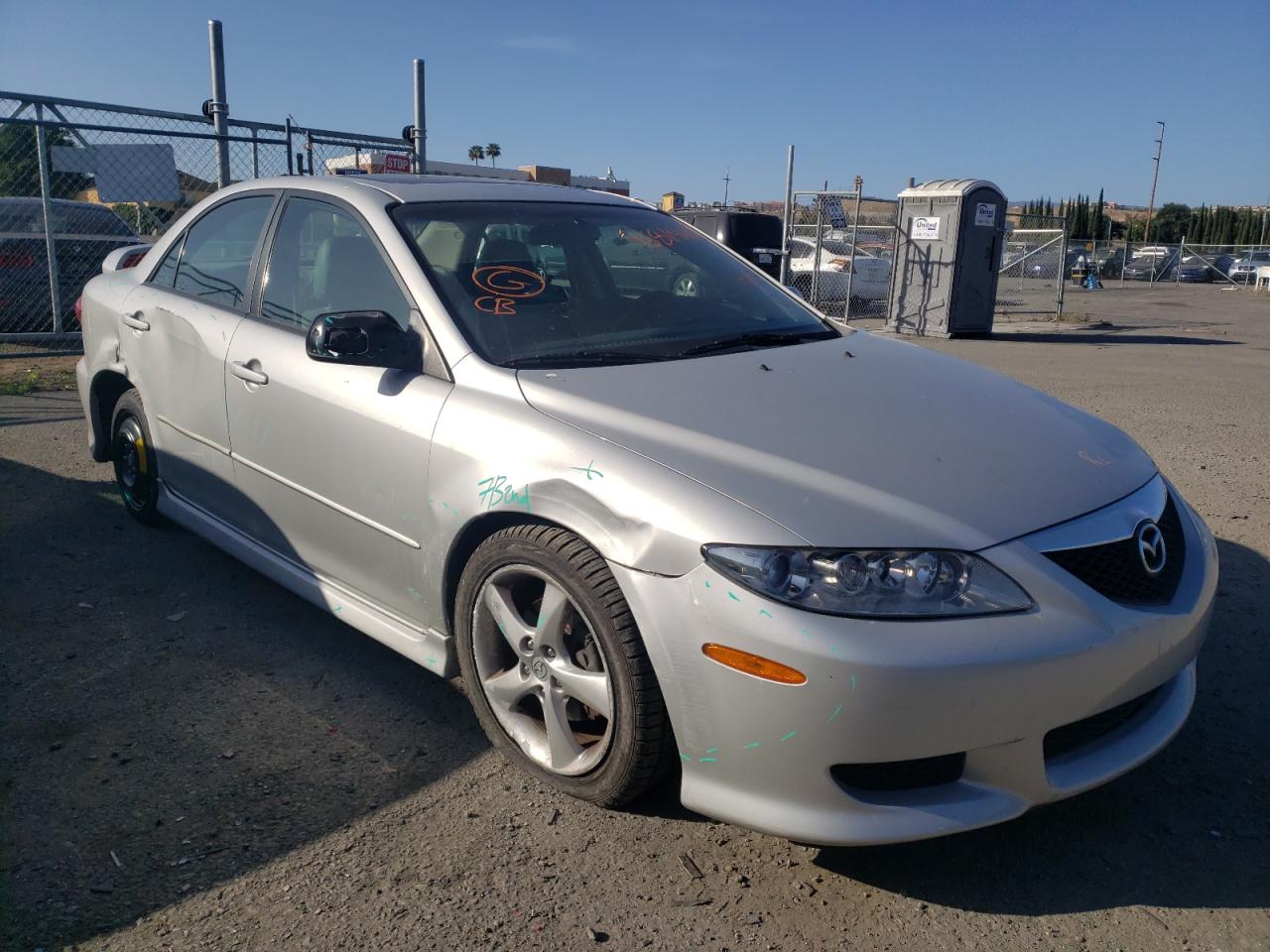 MAZDA 6 S 2004 with VIN 1YVHP80D245N13396 - Photo from auction