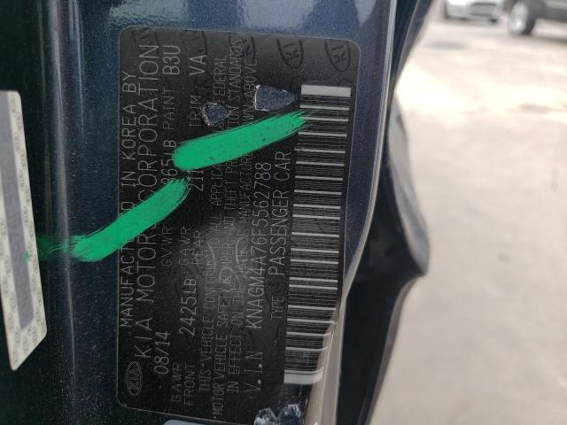 Photo 10 from auction – 2015 KIA OPTIMA LX with VIN KNAGM4A76F5562788