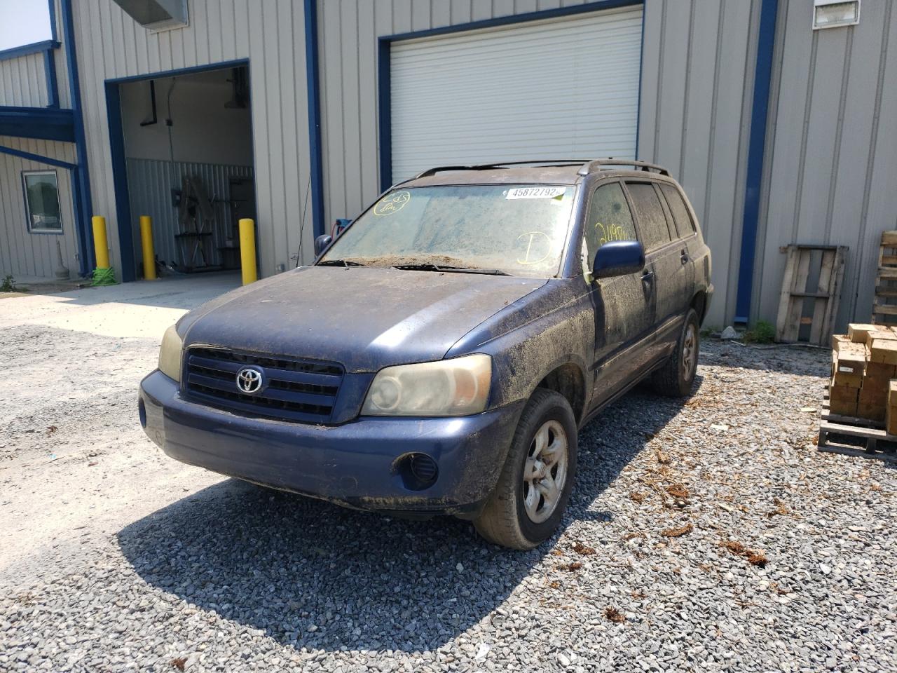 Photo 2 from auction – 2005 TOYOTA HIGHLANDER with VIN JTEGD21A350122585