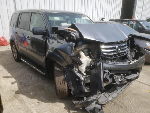 HONDA PILOT EX 2013 with VIN 5FNYF4H47DB040020 - Photo from auction