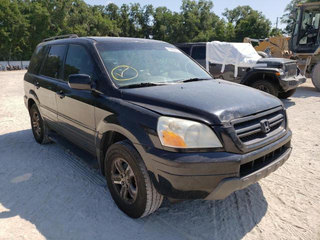 HONDA PILOT EXL 2004 with VIN 2HKYF18584H506577 - Photo from auction