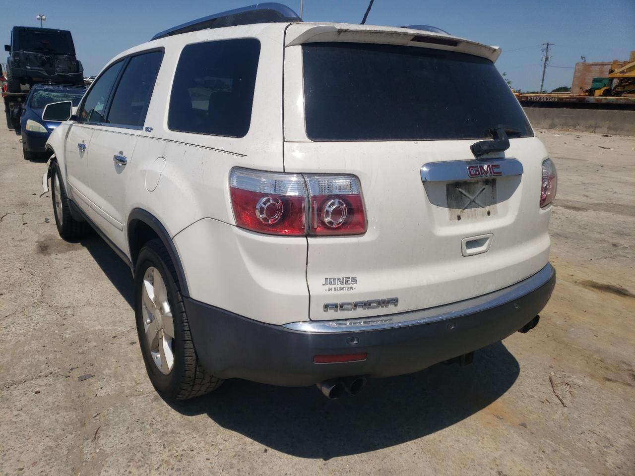 Photo 3 from auction – 2007 GMC ACADIA SLT with VIN 1GKER33767J104927