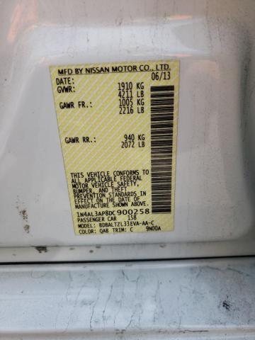 Photo 10 from auction – 2013 NISSAN ALTIMA 2.5 with VIN 1N4AL3AP8DC900258