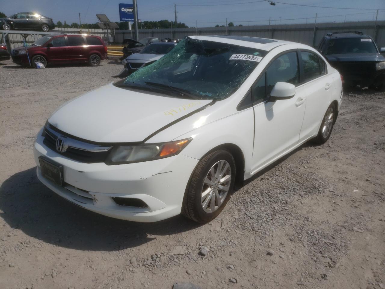 Photo 2 from auction – 2012 HONDA CIVIC EX with VIN 19XFB2F84CE049114