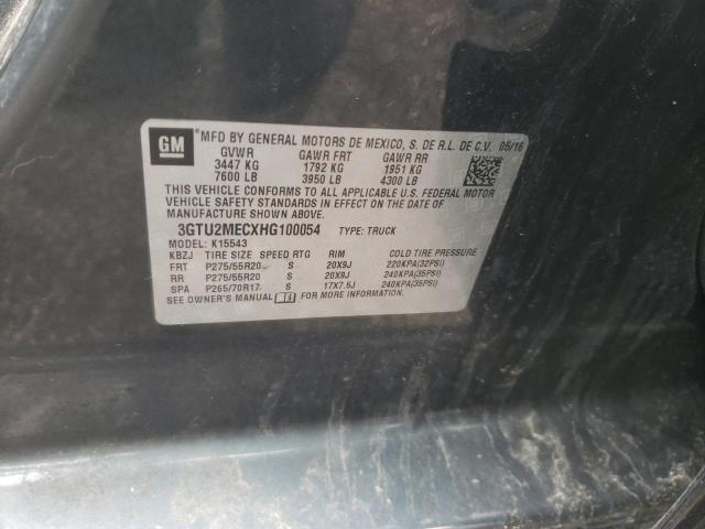 Photo 10 from auction – 2017 GMC SIERRA K15 with VIN 3GTU2MECXHG100054