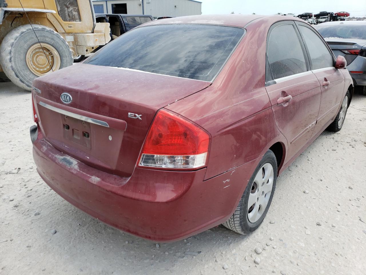 Photo 4 from auction – 2008 KIA SPECTRA EX with VIN KNAFE121X85528938