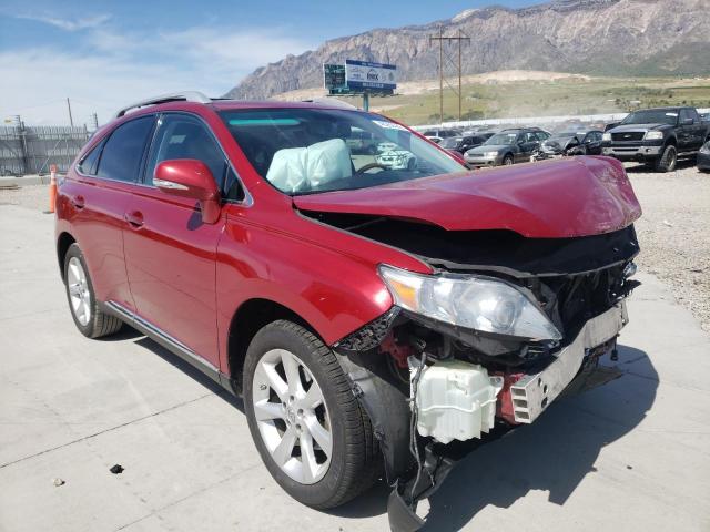 LEXUS RX 350 2010 with VIN 2T2ZK1BA3AC011655 - Photo from auction