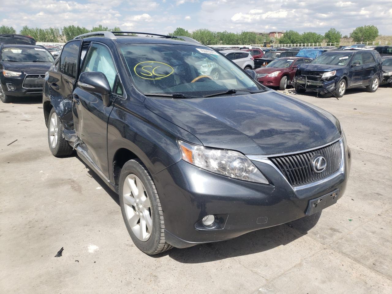 LEXUS RX 350 2011 with VIN 2T2BK1BA2BC098385 - Photo from auction
