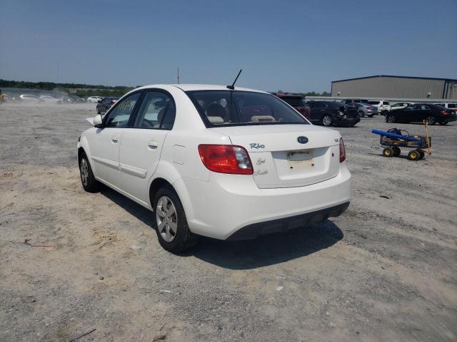 Photo 3 from auction – 2010 KIA RIO LX with VIN KNADH4A35A6634703