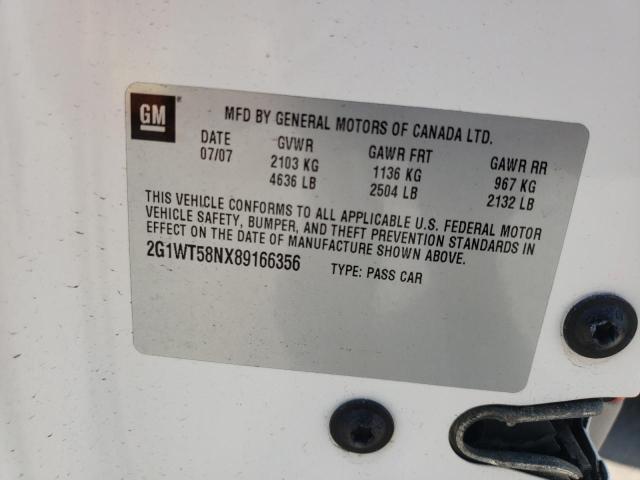 Photo 10 from auction – 2008 CHEVROLET IMPALA LT with VIN 2G1WT58NX89166356