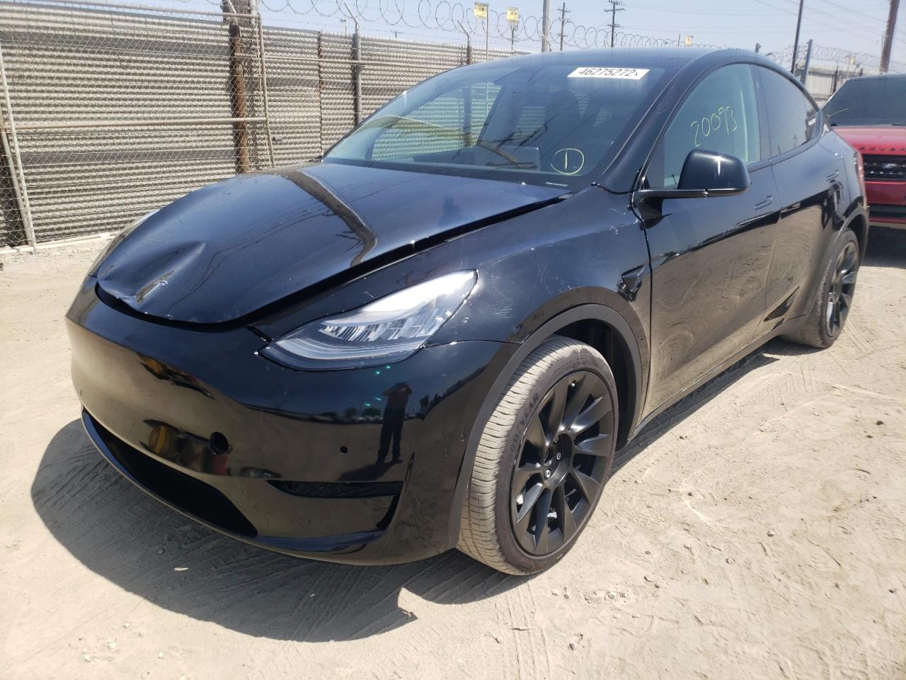 Photo 2 from auction – 2021 TESLA MODEL Y with VIN 5YJYGDED4MF124166