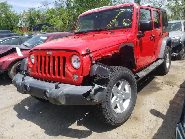 Photo 2 from auction – 2016 JEEP WRANGLER U with VIN 1C4HJWDG6GL170334