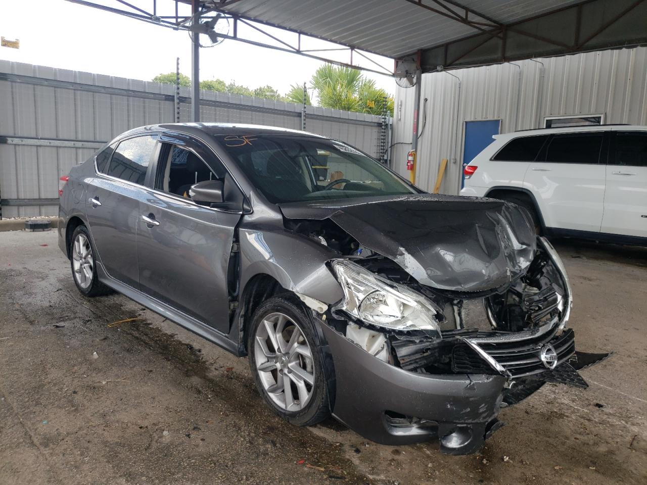 NISSAN SENTRA S 2015 with VIN 3N1AB7AP8FY373453 - Photo from auction