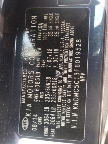 Photo 10 from auction – 2015 KIA SEDONA EX with VIN KNDMC5C13F6019528