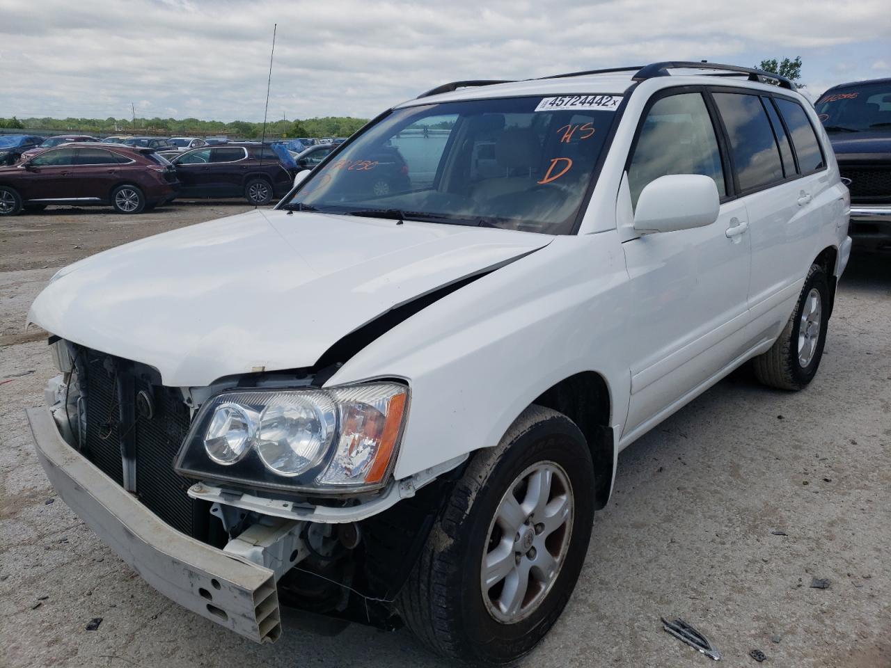 Photo 2 from auction – 2003 TOYOTA HIGHLANDER with VIN JTEGD21A030070250