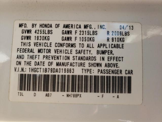 Photo 10 from auction – 2013 HONDA ACCORD EX with VIN 1HGCT1B79DA019863