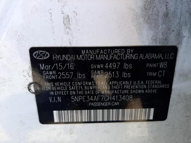 Photo 10 from auction – 2016 HYUNDAI SONATA SPO with VIN 5NPE34AF7GH413408