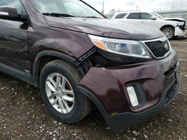 Photo 9 from auction – 2015 KIA SORENTO LX with VIN 5XYKTCA63FG617075